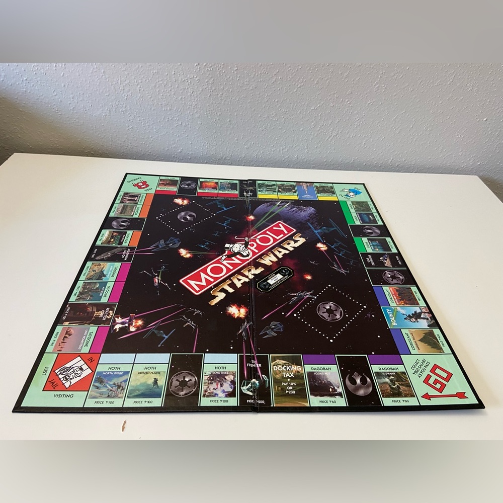 1996 Star Wars Limited Collector's Edition Monopoly Board